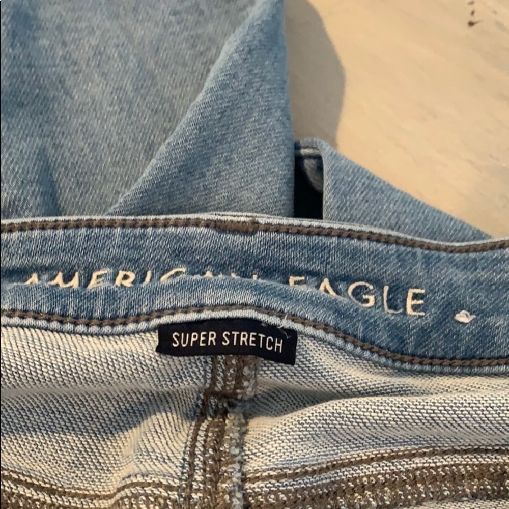 AE Super Stretch Skinny Jegging Light Wash 7/18​​​​​​​​​ - Picture 5 of 8